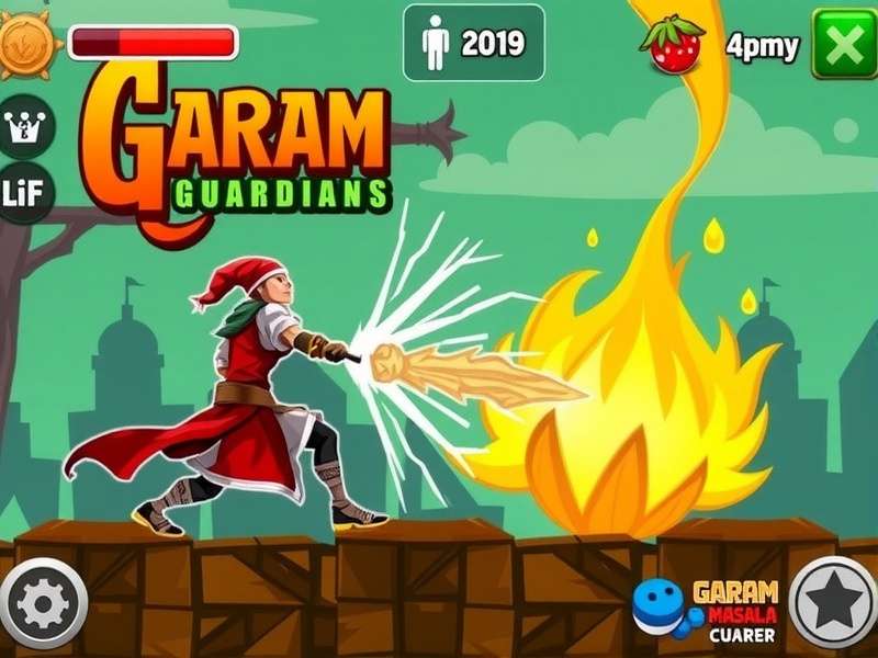 Garam Masala Guardians game screenshot showing spice combat